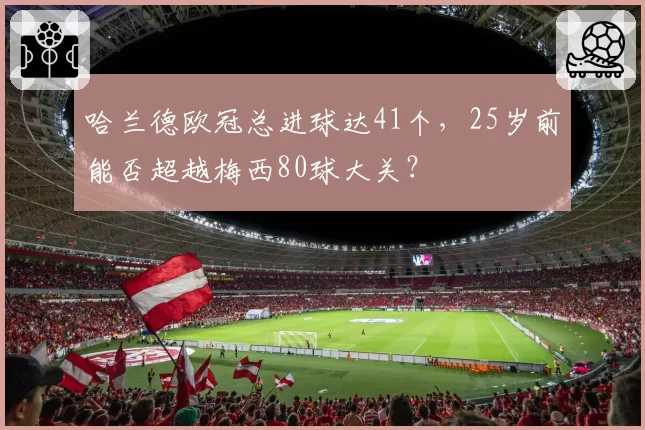 哈兰德欧冠总进球达41个,25岁前能否超越梅西80球大关?